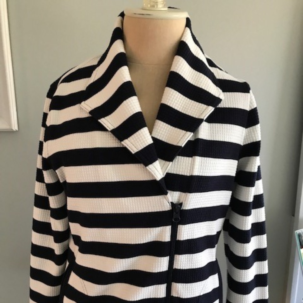 Talbots Preppy Strip Jacket - Picture 3 of 4